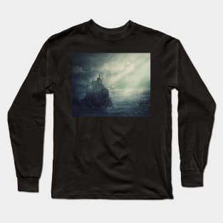 on the top of a cliff Long Sleeve T-Shirt